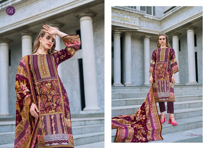 Dil E Nagma Belliza Designer Studio Jam Cotton Karachi Salwar Suits Supplier Ahmedabad