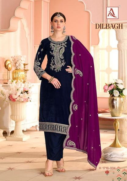 Dilbagh Alok Velvet Suits Exporter