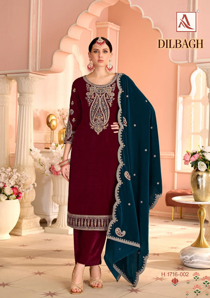 Dilbagh Alok Velvet Suits Exporter