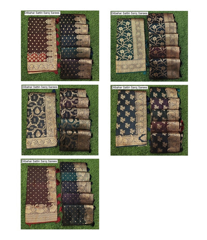 Dilbahar Sattin Saroj Silk Sarees Wholesale Rate