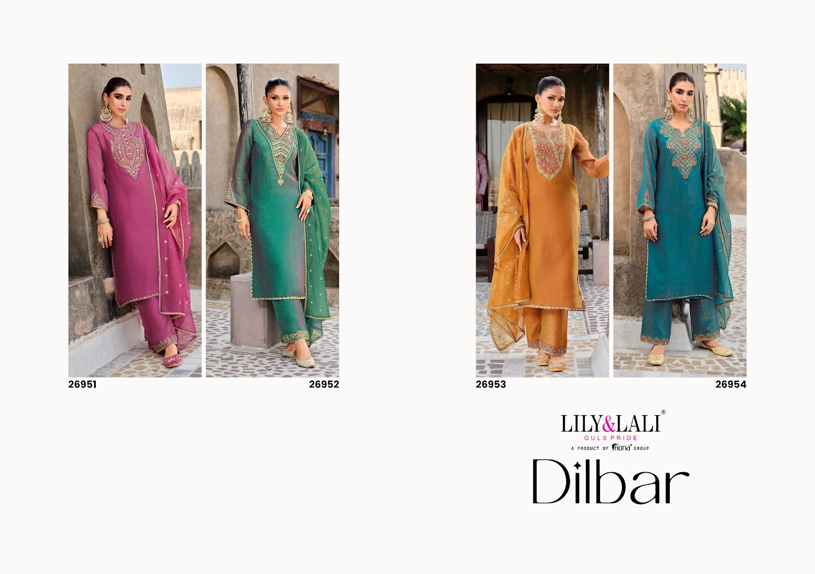 Dilbar Lily Lali Shimmer Readymade Pant Style Suits Manufacturer Ahmedabad