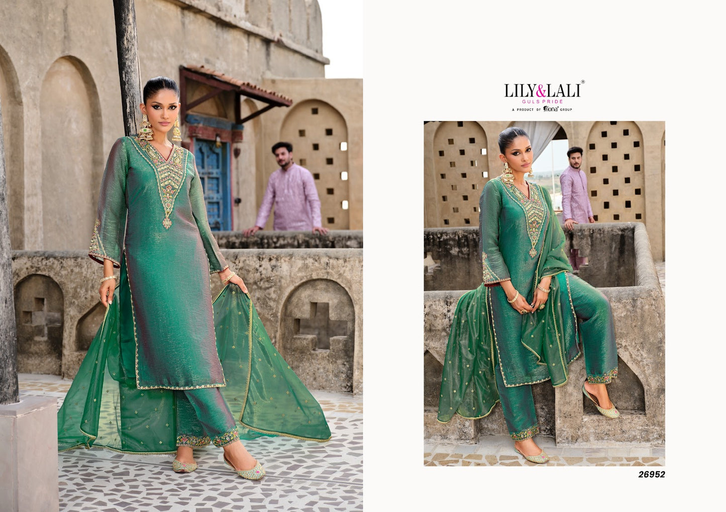 Dilbar Lily Lali Shimmer Readymade Pant Style Suits Manufacturer Ahmedabad