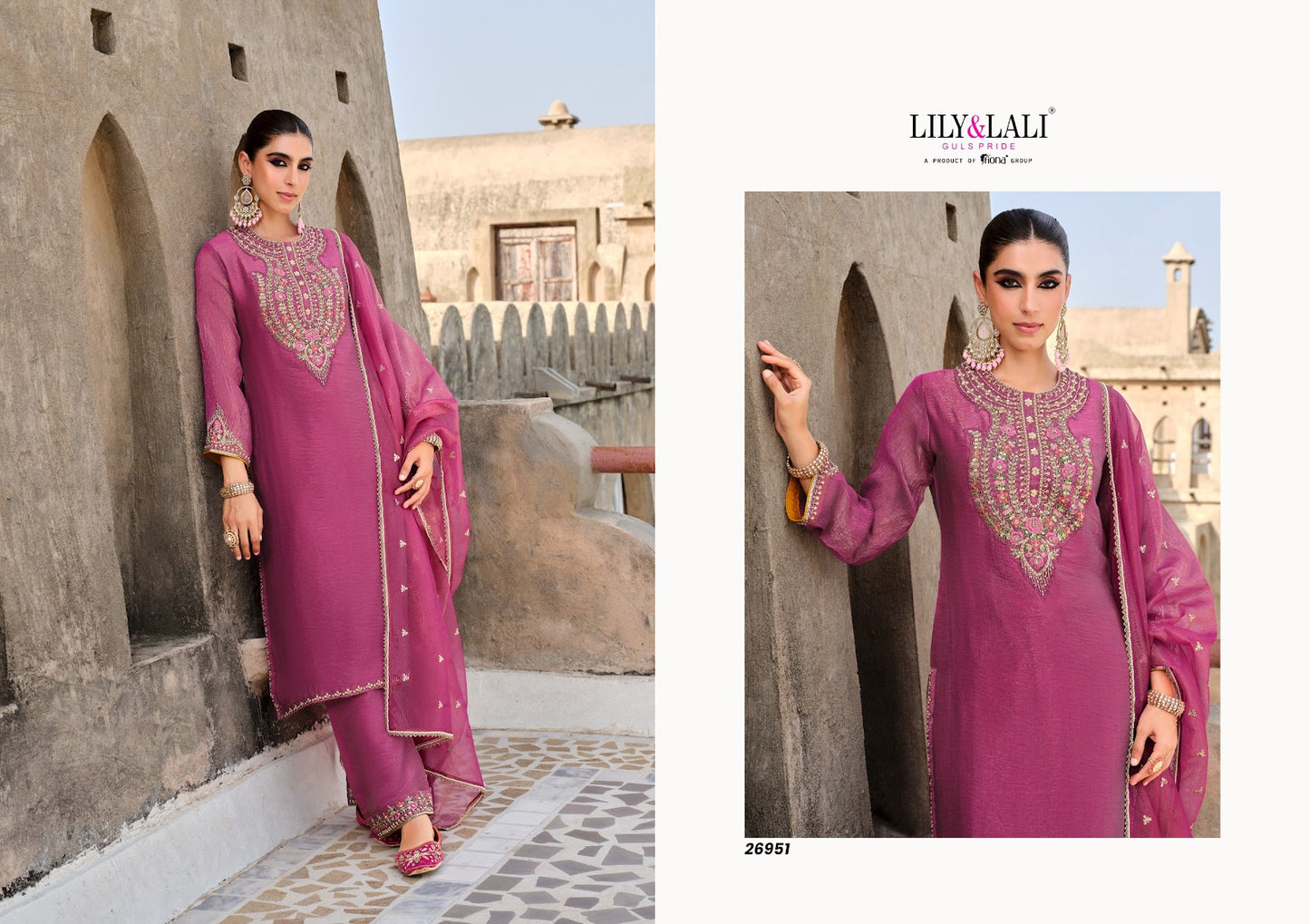 Dilbar Lily Lali Shimmer Readymade Pant Style Suits Manufacturer Ahmedabad