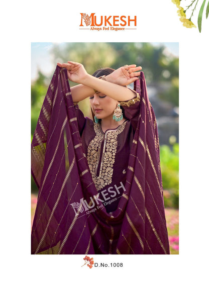 Dilbara Mukesh Banwery Simmer Readymade Pant Style Suits Supplier