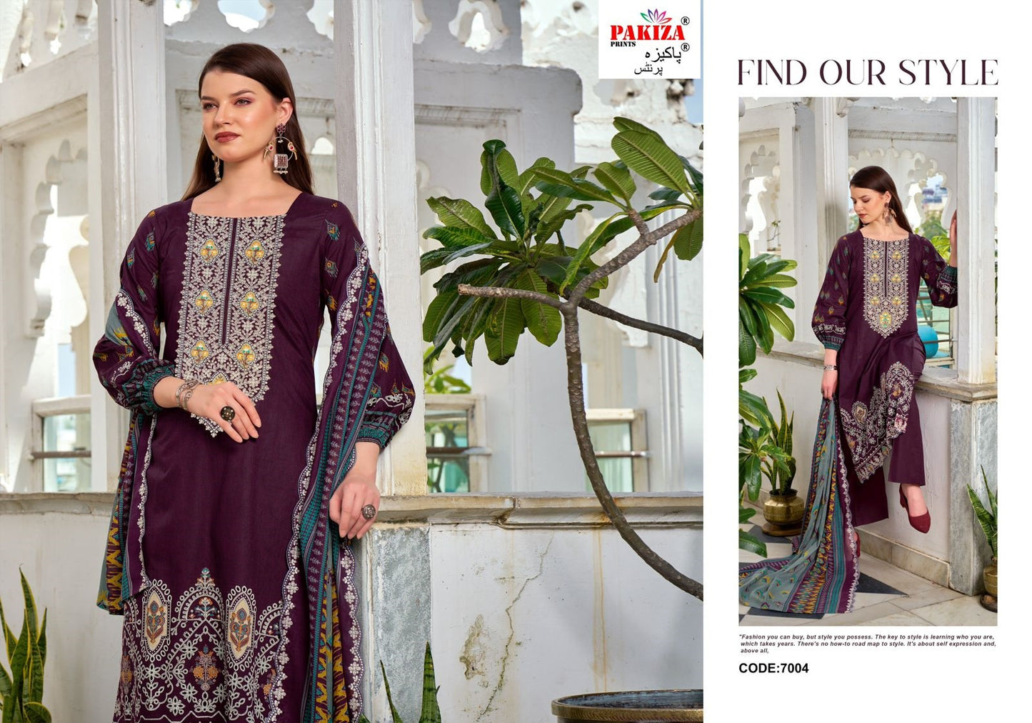 Dilkash Vol 7 Pakiza Prints Lawn Cotton Karachi Salwar Suits Wholesale Rate