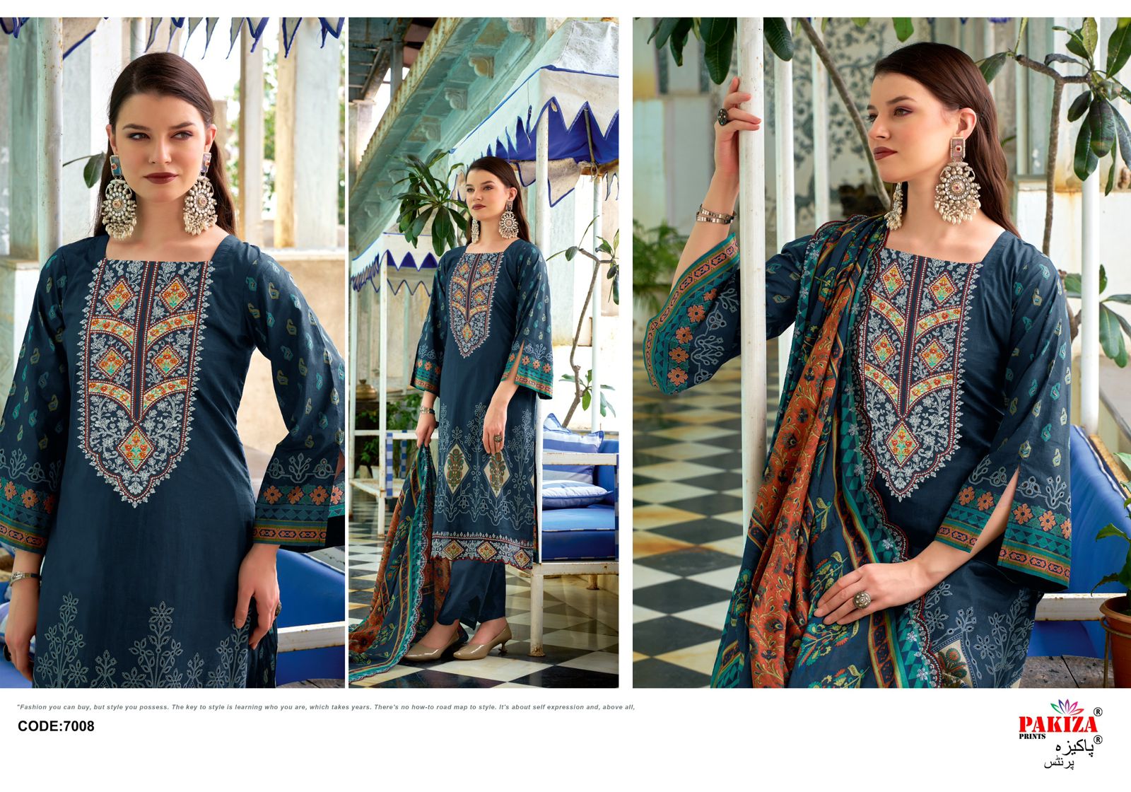 Dilkash Vol 7 Pakiza Prints Lawn Cotton Karachi Salwar Suits Wholesale Rate