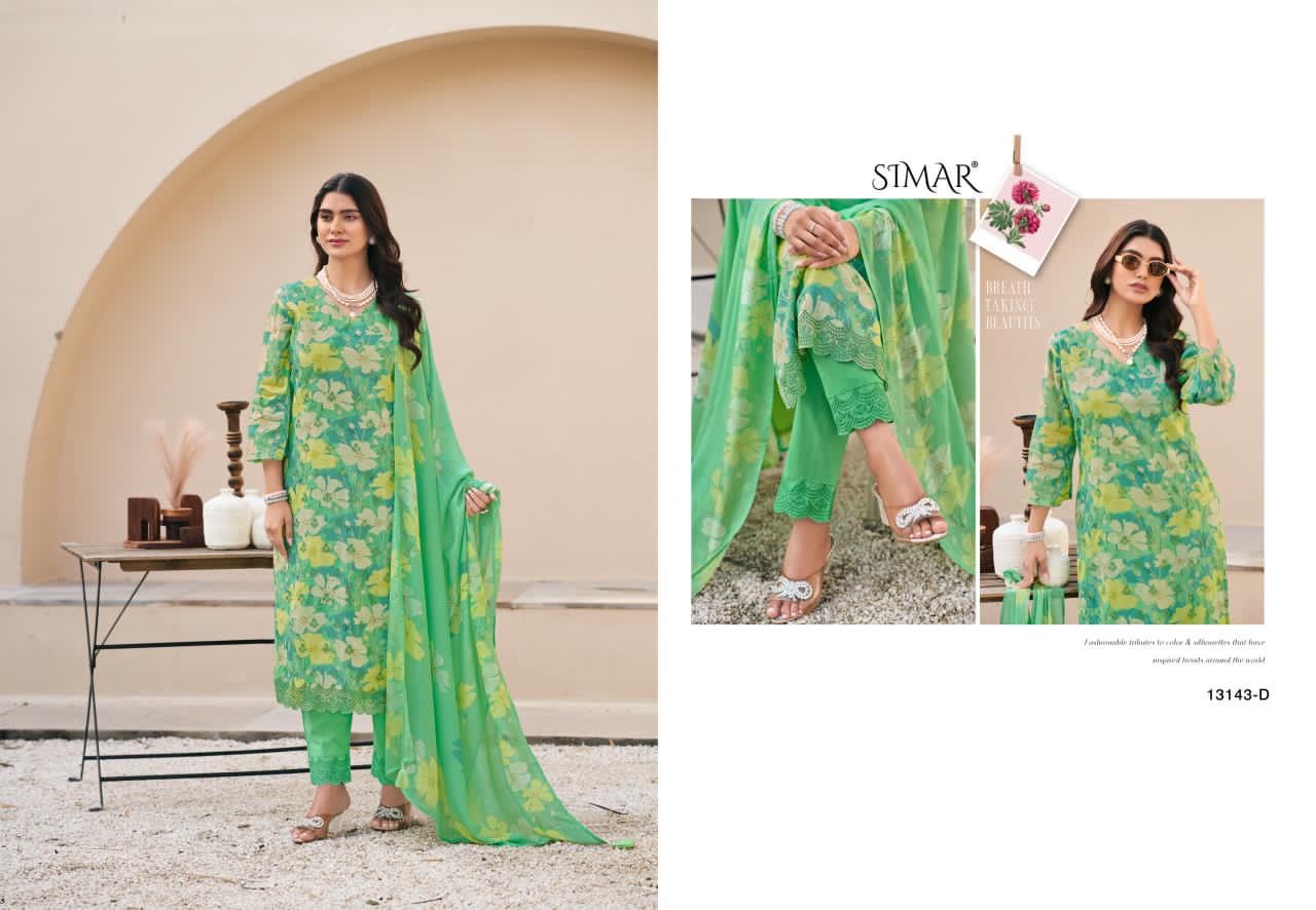 Dilkhush 13143 Simar Mal Pant Style Suits Wholesale