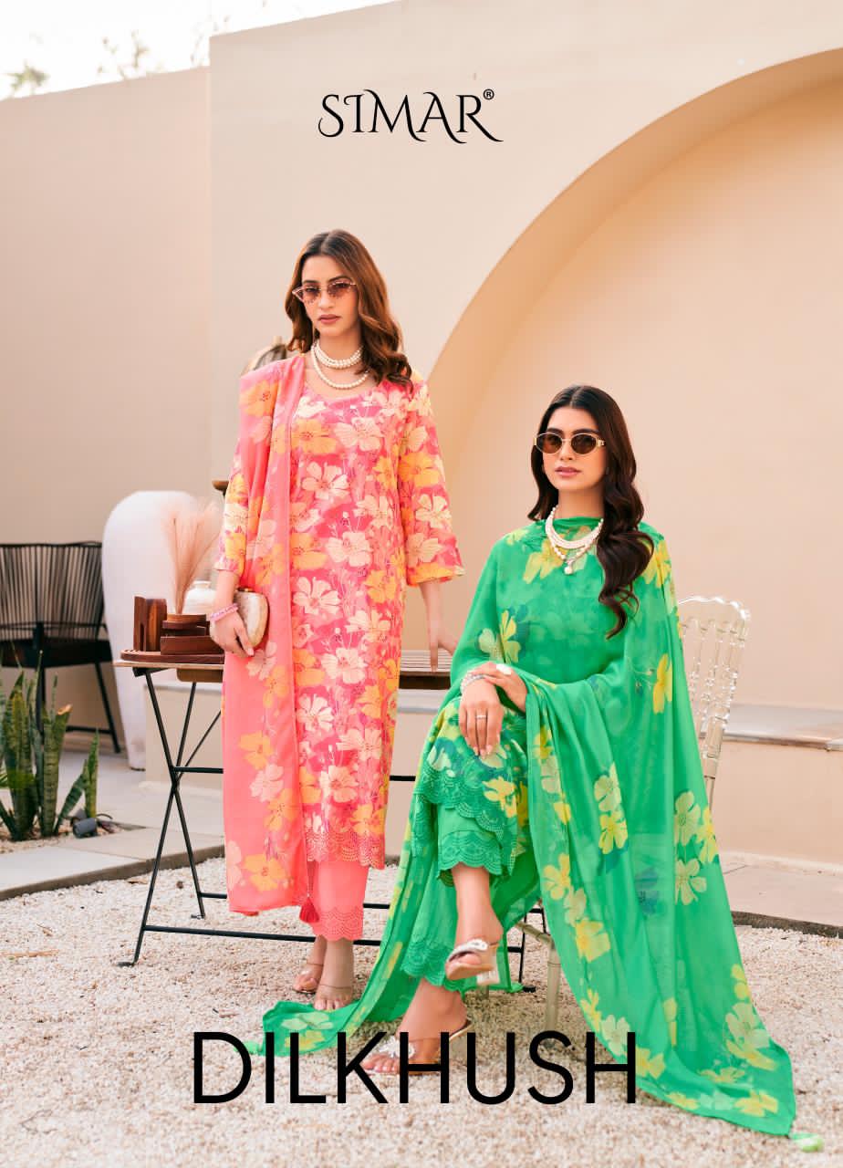 Dilkhush 13143 Simar Mal Pant Style Suits Wholesale