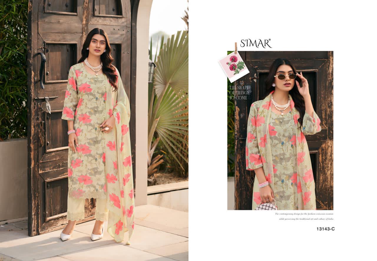 Dilkhush 13143 Simar Mal Pant Style Suits Wholesale