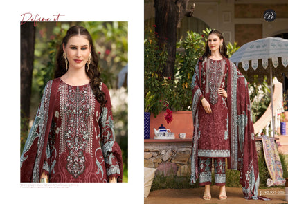 Dilkhush Vol 3 Belliza Designer Studio Viscose Reyon Karachi Salwar Suits Wholesaler India