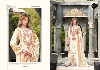 Dilkhush Vol 4 Belliza Designer Studio Viscose Rayon Karachi Salwar Suits Manufacturer India
