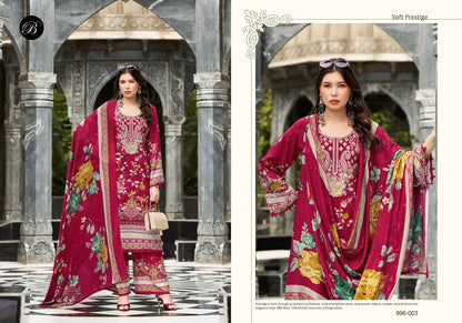 Dilkhush Vol 4 Belliza Designer Studio Viscose Rayon Karachi Salwar Suits Manufacturer India
