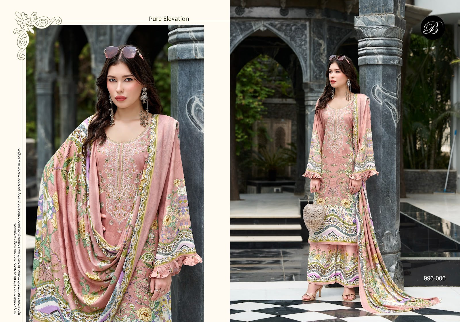 Dilkhush Vol 4 Belliza Designer Studio Viscose Rayon Karachi Salwar Suits Manufacturer India