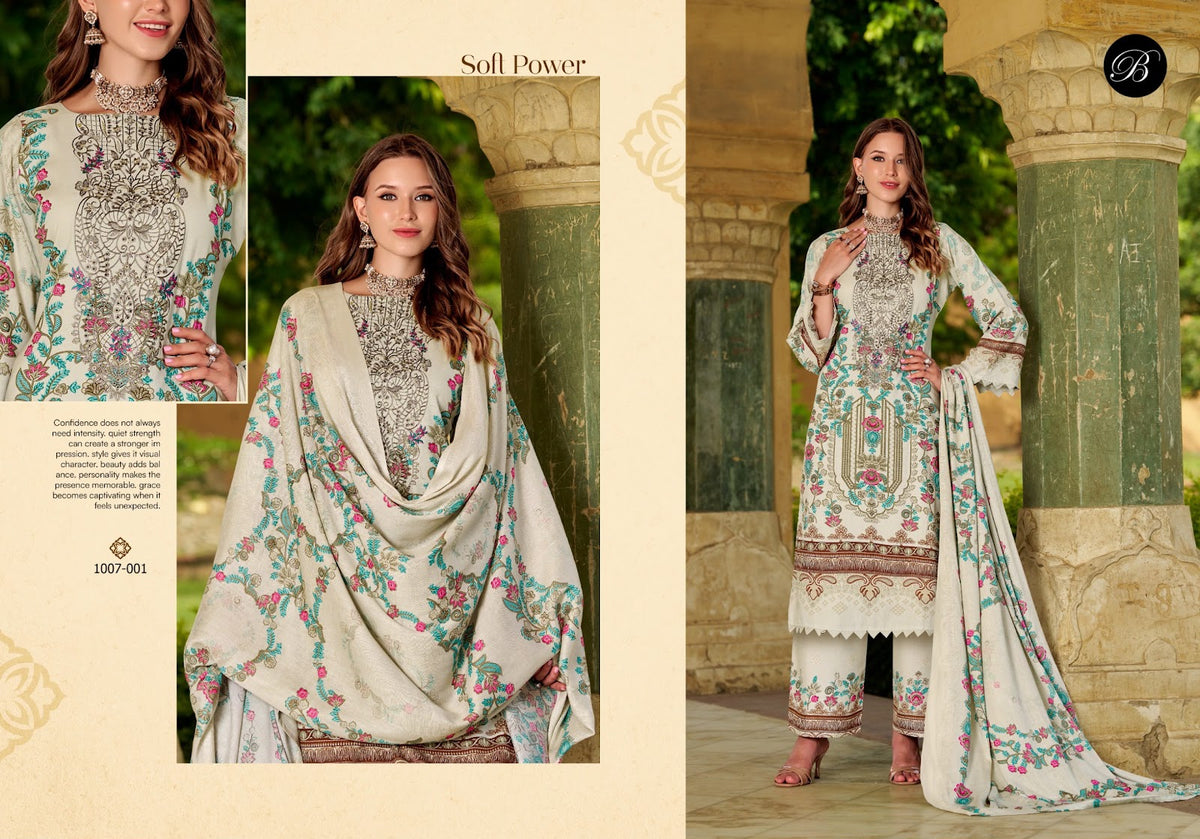 Dilkhush Vol 6 Belliza Designer Studio Viscose Rayon Karachi Salwar Suits Wholesaler Gujarat