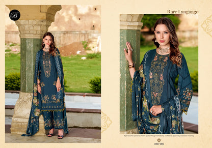 Dilkhush Vol 6 Belliza Designer Studio Viscose Rayon Karachi Salwar Suits Wholesaler Gujarat