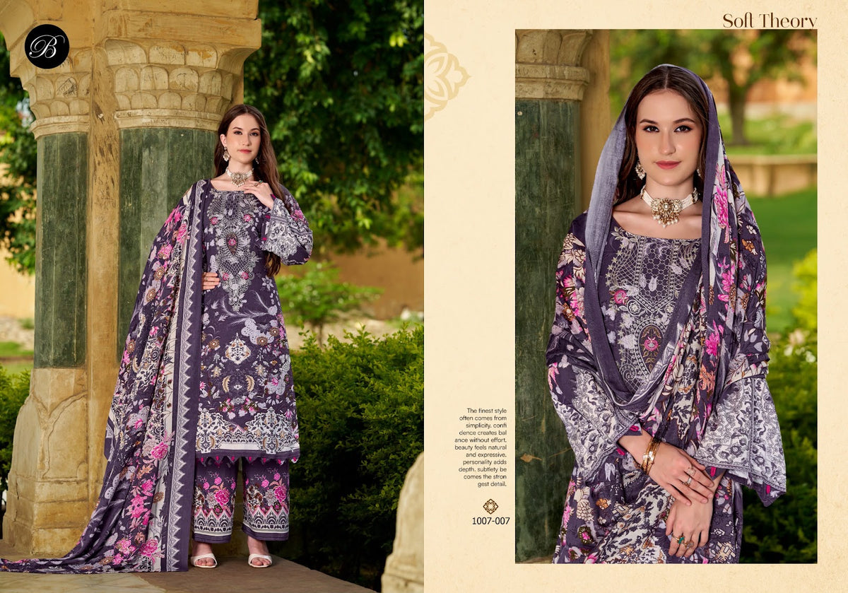 Dilkhush Vol 6 Belliza Designer Studio Viscose Rayon Karachi Salwar Suits Wholesaler Gujarat