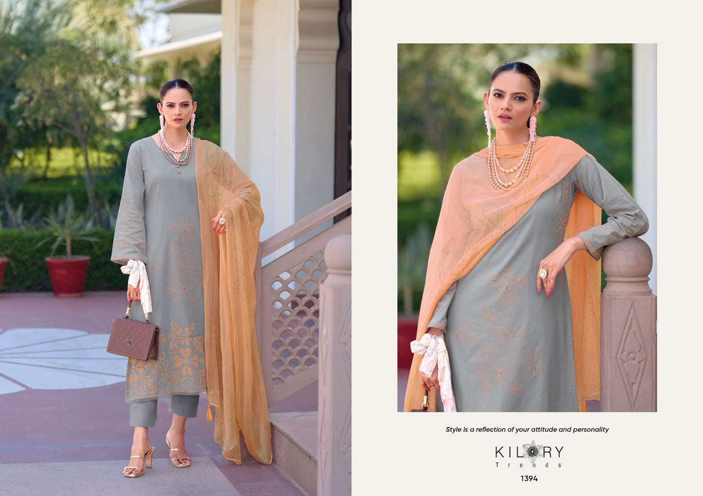 Dillara Kilory Lawn Cotton Pant Style Suits Supplier India