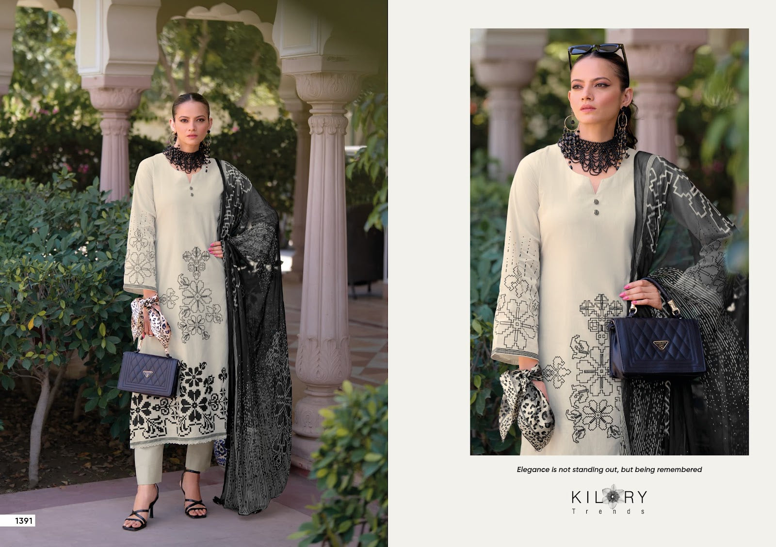 Dillara Kilory Lawn Cotton Pant Style Suits Supplier India