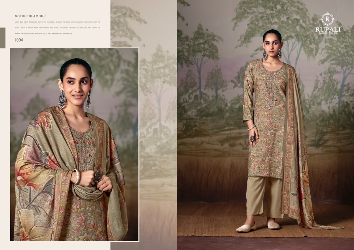 Dilnaaz Rupali Viscose Pashmina Suits Wholesale Rate