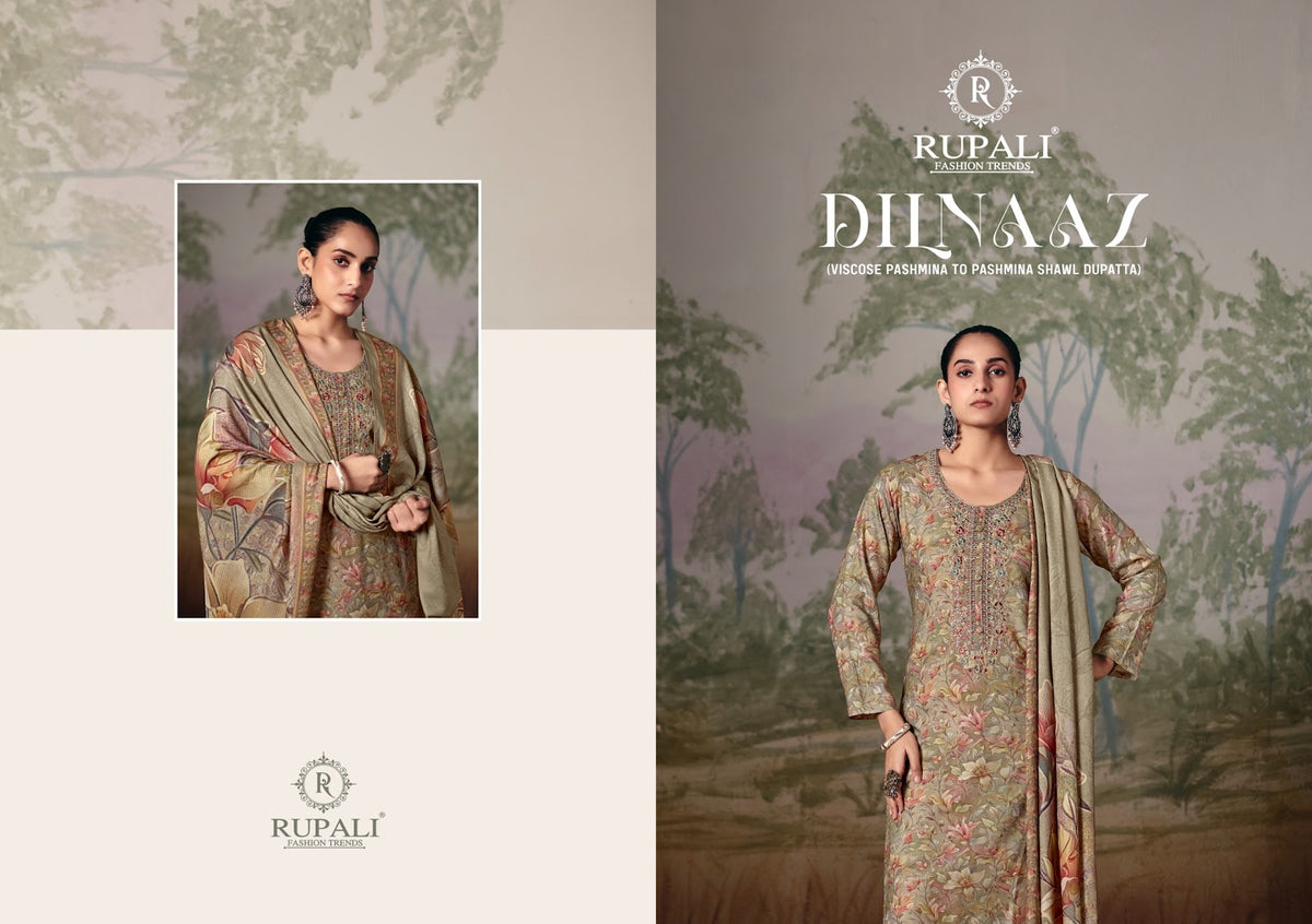 Dilnaaz Rupali Viscose Pashmina Suits Wholesale Rate