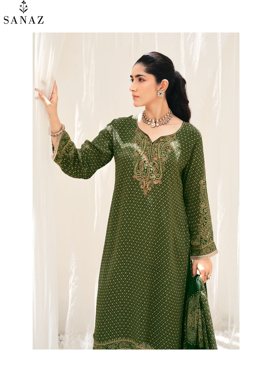 Dilnaaz Sanaz Viscose Crape Pant Style Suits Wholesale