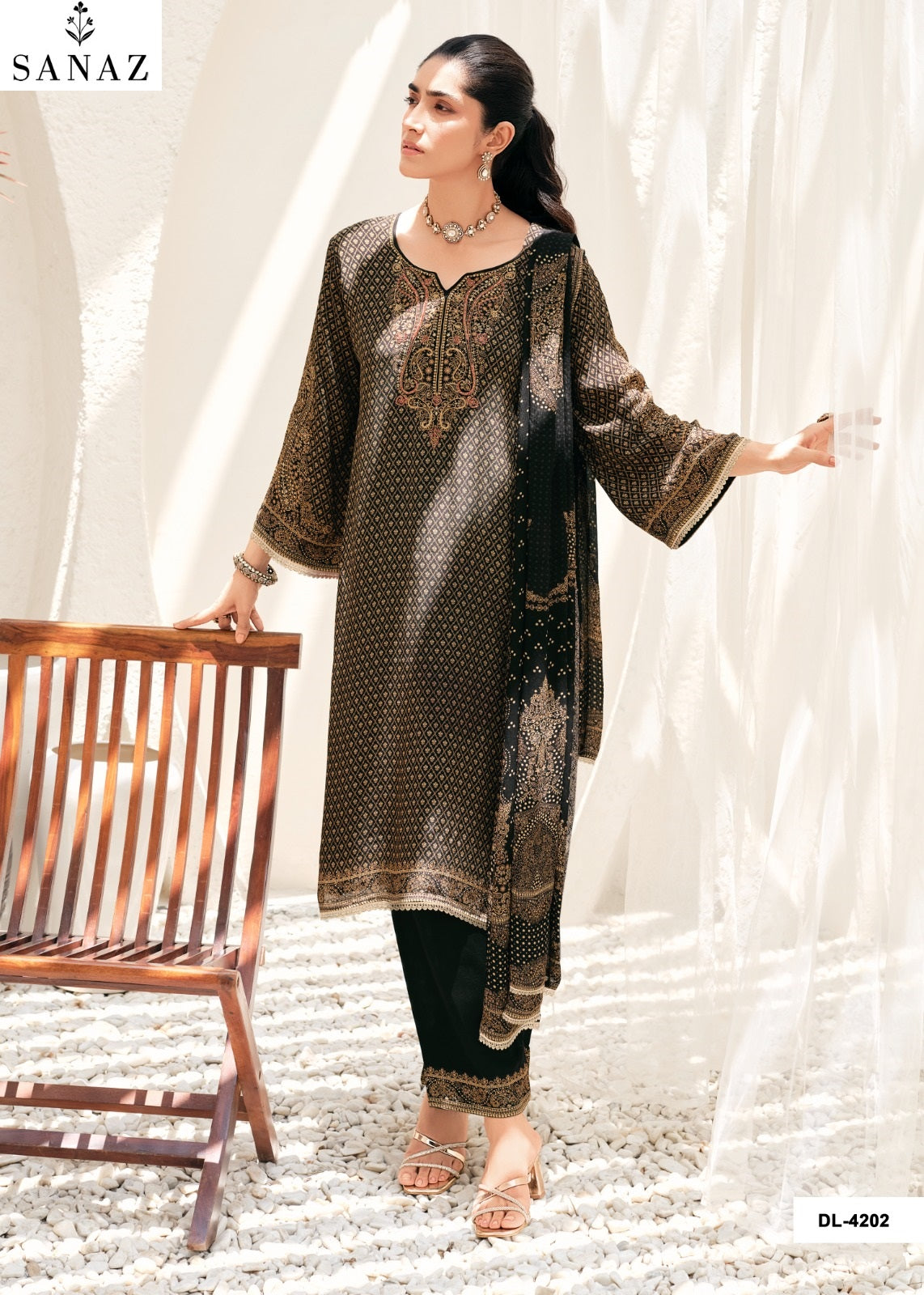 Dilnaaz Sanaz Viscose Crape Pant Style Suits Wholesale