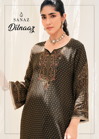 Dilnaaz Sanaz Viscose Crape Pant Style Suits Wholesale