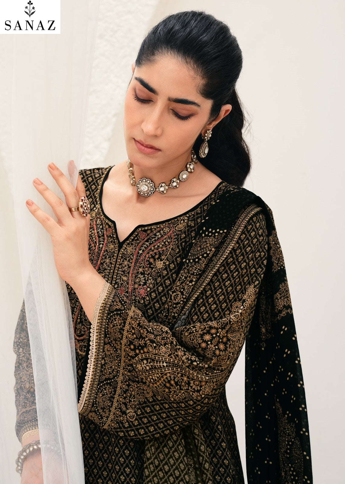 Dilnaaz Sanaz Viscose Crape Pant Style Suits Wholesale