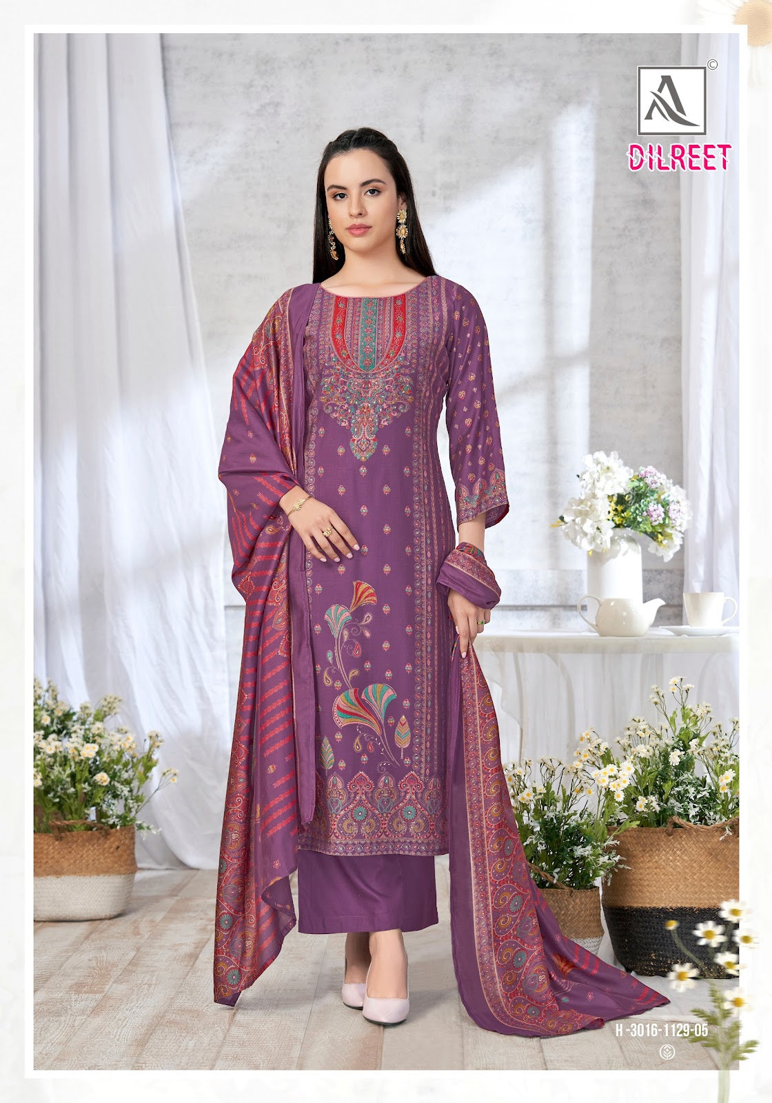 Dilreet Alok Mudaal Karachi Salwar Suits Manufacturer Ahmedabad