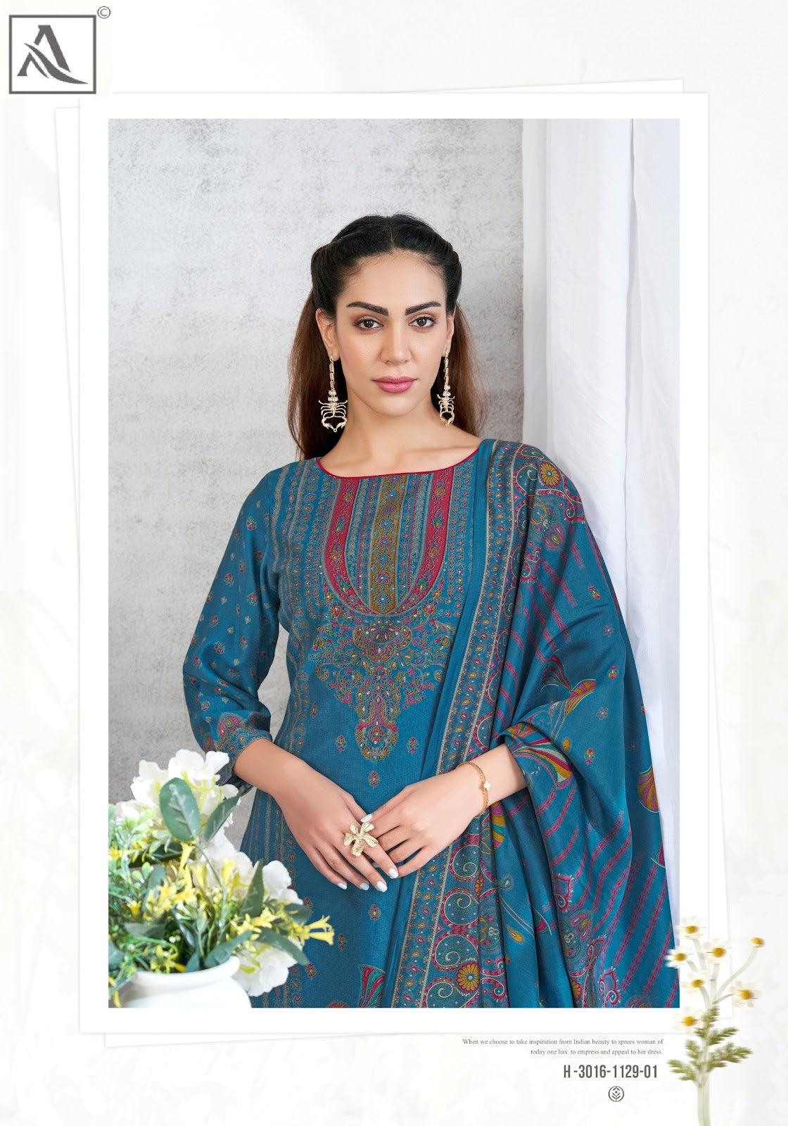 Dilreet Alok Mudaal Karachi Salwar Suits Manufacturer Ahmedabad