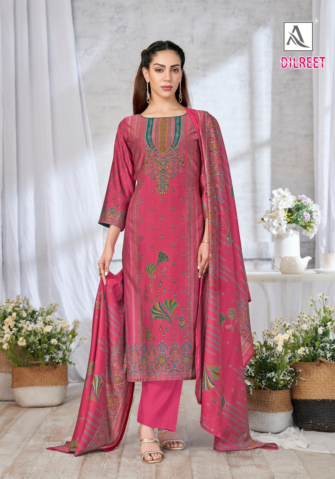 Dilreet Alok Mudaal Karachi Salwar Suits Manufacturer Ahmedabad
