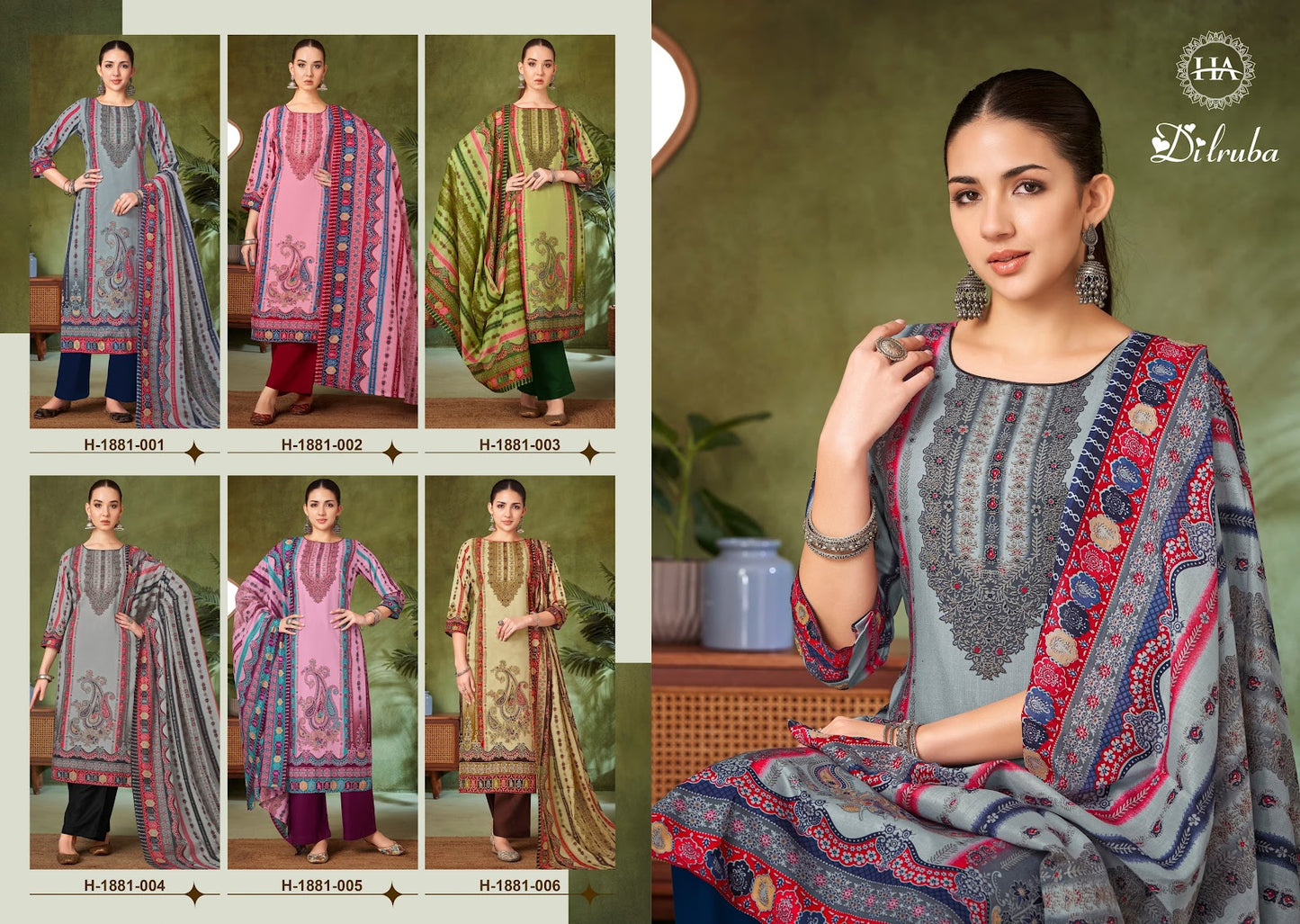 Dilruba Alok Pure Viscose Karachi Salwar Suits Wholesaler India