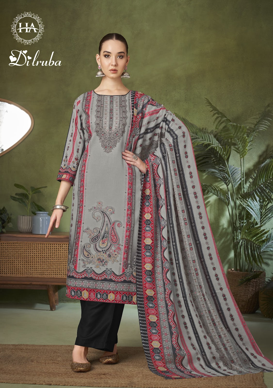 Dilruba Alok Pure Viscose Karachi Salwar Suits Wholesaler India