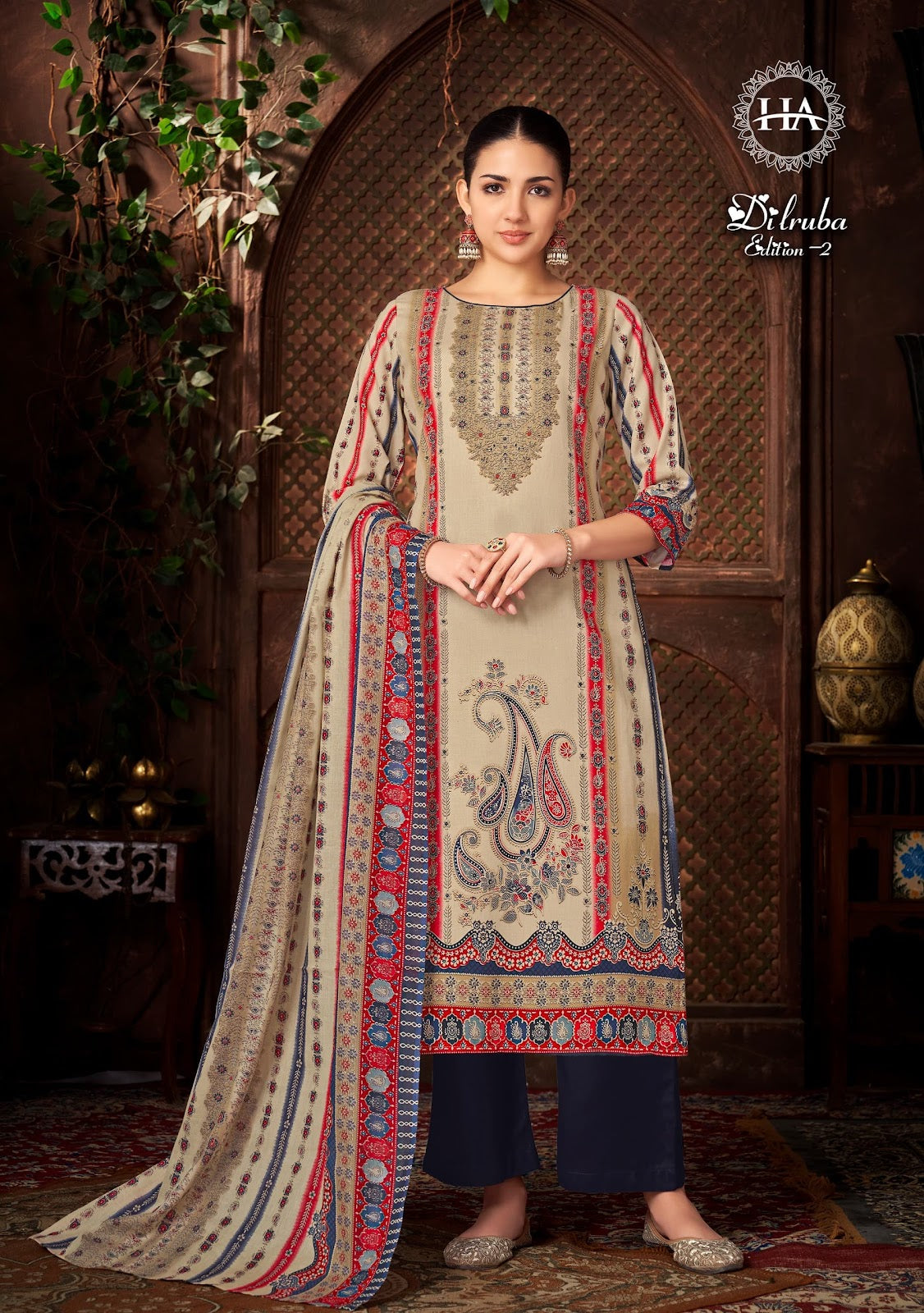 Dilruba Edition 2 Harshit Fashion Reyon Karachi Salwar Suits Supplier