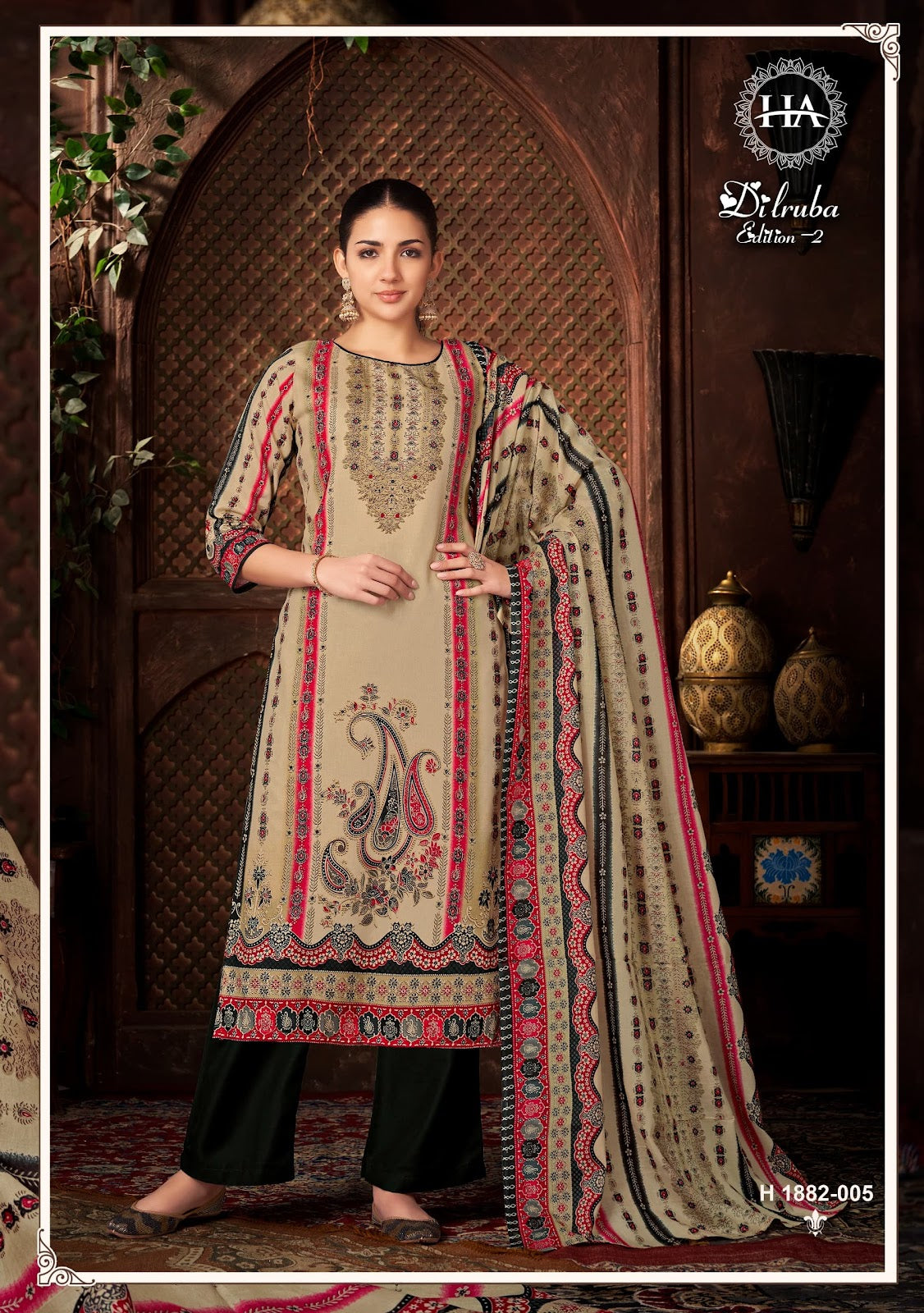 Dilruba Edition 2 Harshit Fashion Reyon Karachi Salwar Suits Supplier