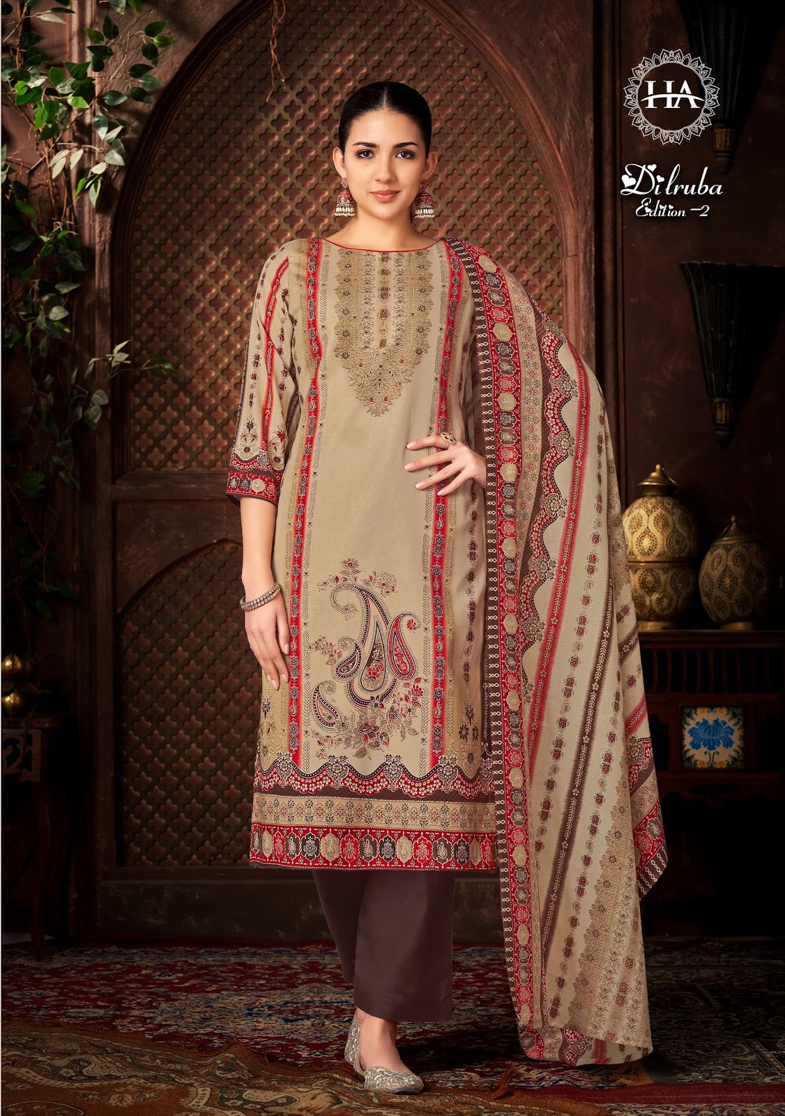 Dilruba Edition 2 Harshit Fashion Reyon Karachi Salwar Suits Supplier