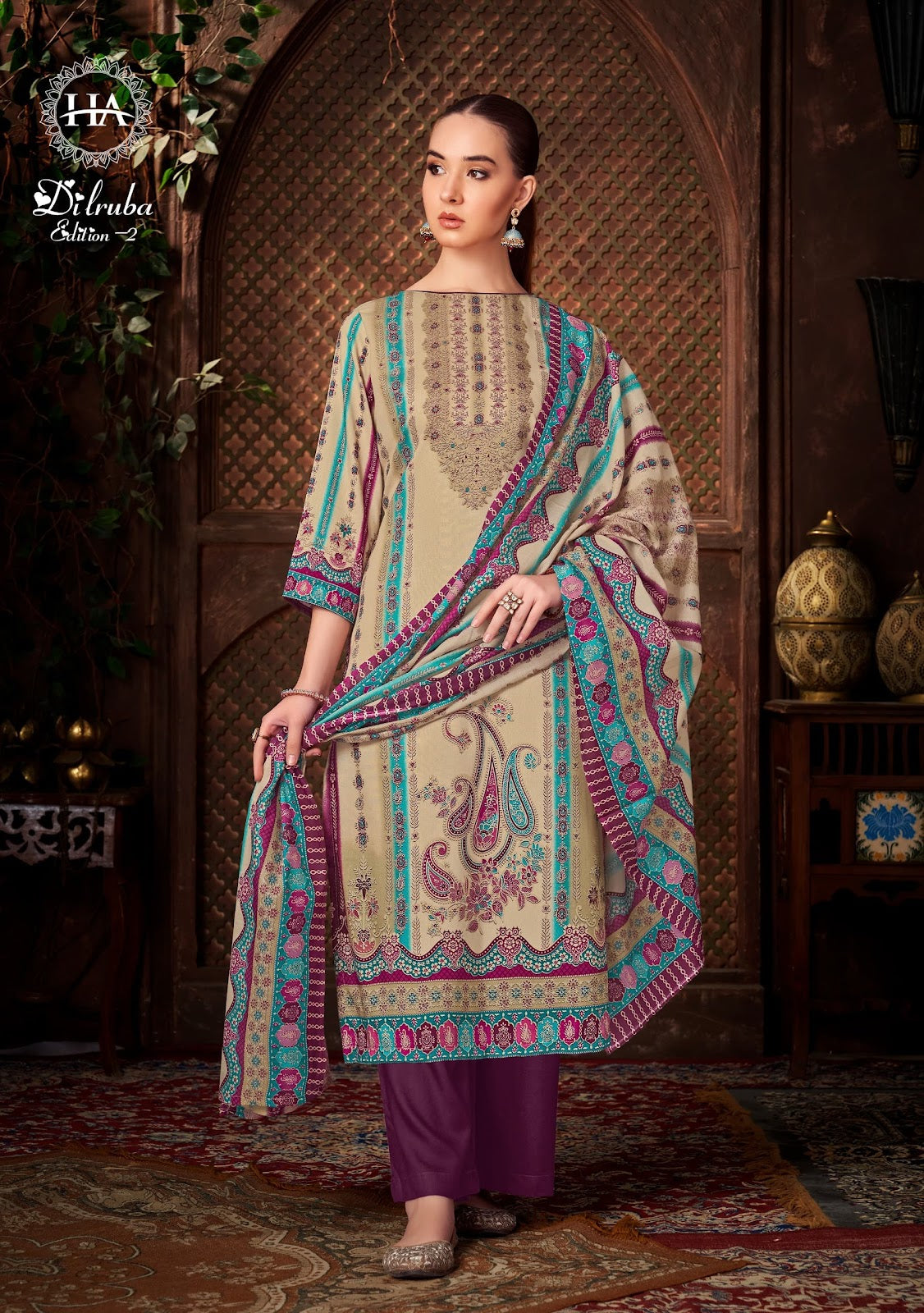 Dilruba Edition 2 Harshit Fashion Reyon Karachi Salwar Suits Supplier