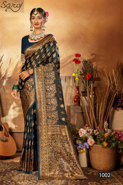 Dilruba Satin Vol 1 Saroj Silk Sarees Exporter
