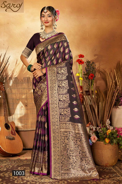 Dilruba Satin Vol 1 Saroj Silk Sarees Exporter