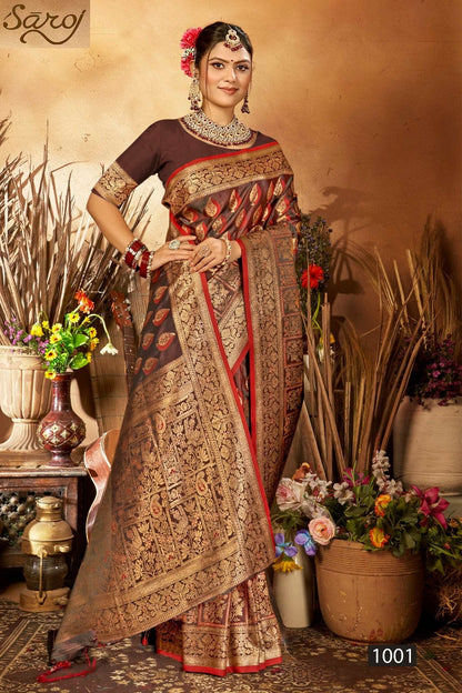 Dilruba Satin Vol 1 Saroj Silk Sarees Exporter