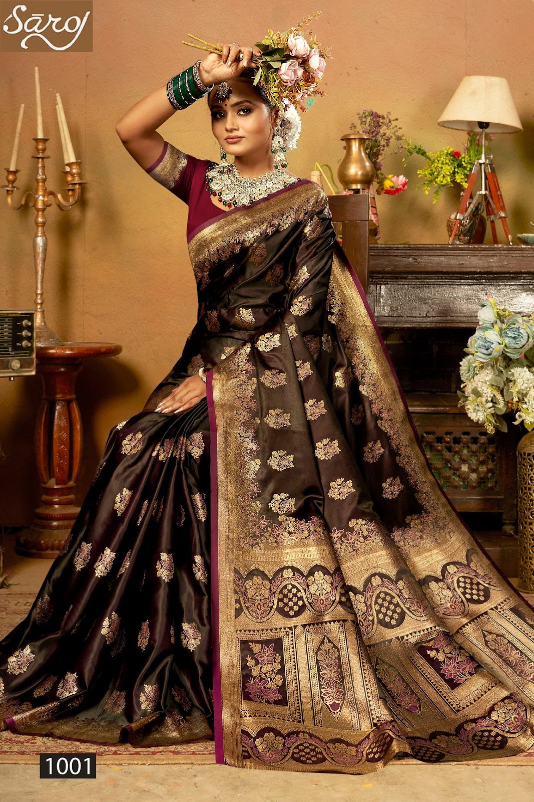 Dilruba Satin Vol 2 Saroj Silk Sarees Wholesale