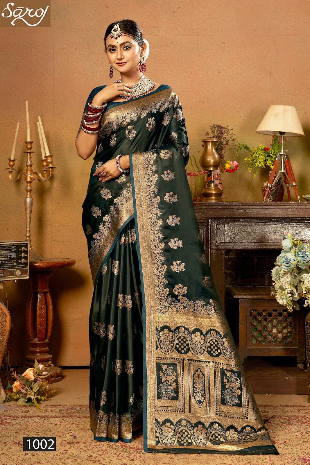 Dilruba Satin Vol 2 Saroj Silk Sarees Wholesale