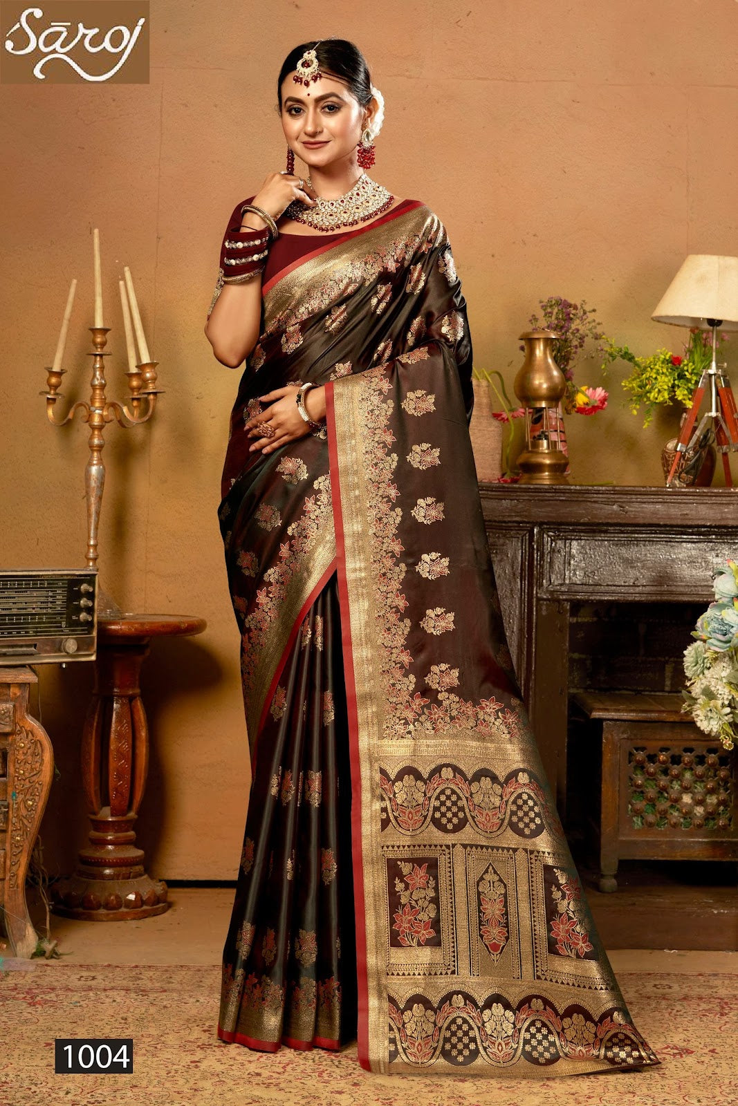 Dilruba Satin Vol 2 Saroj Silk Sarees Wholesale