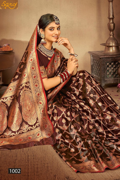 Dilruba Satin Vol 5 Saroj Silk Sarees Wholesaler Gujarat