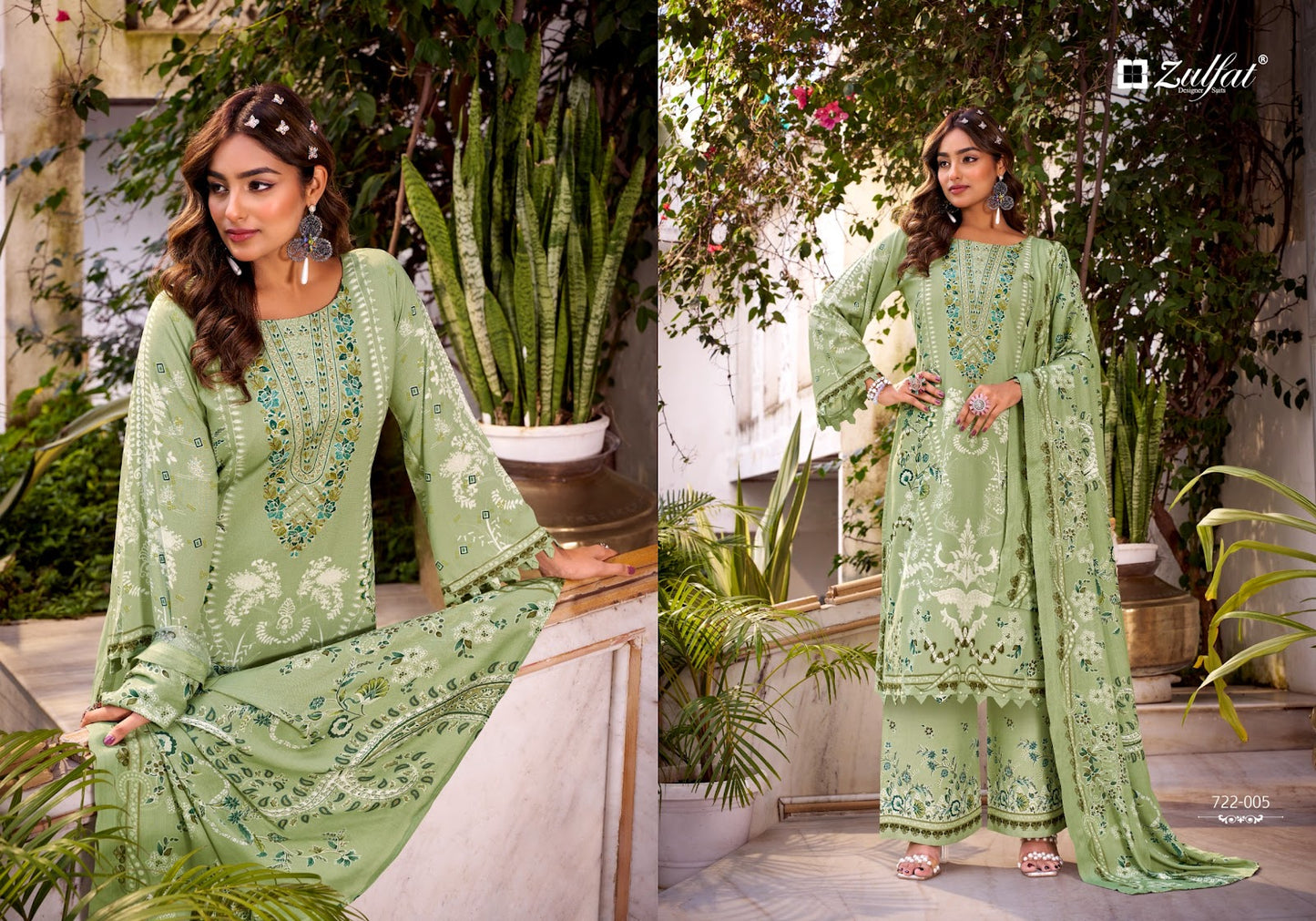 Dilruba Vol 2 Zulfat Designer Rayon Karachi Salwar Suits Wholesaler Gujarat