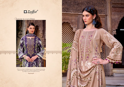 Dilruba Vol 2 Zulfat Designer Rayon Karachi Salwar Suits Wholesaler Gujarat