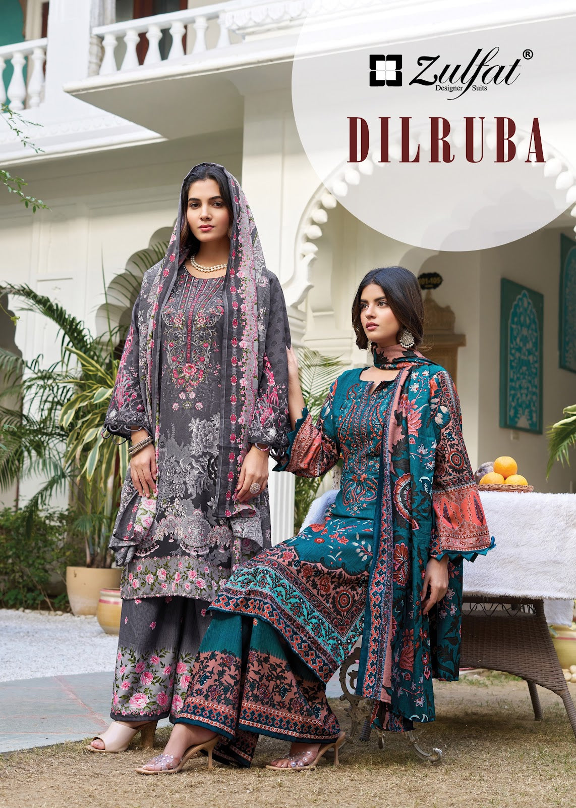 Dilruba Zulfat Designer Rayon Karachi Salwar Suits Wholesale Price