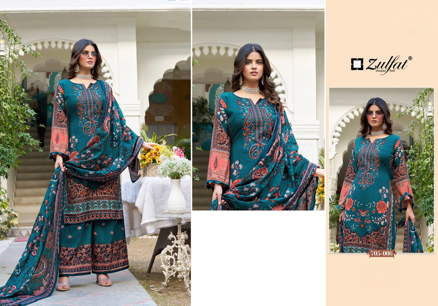 Dilruba Zulfat Designer Rayon Karachi Salwar Suits Wholesale Price