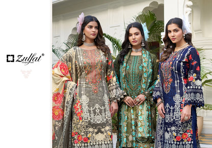 Dilruba Zulfat Designer Rayon Karachi Salwar Suits Wholesale Price