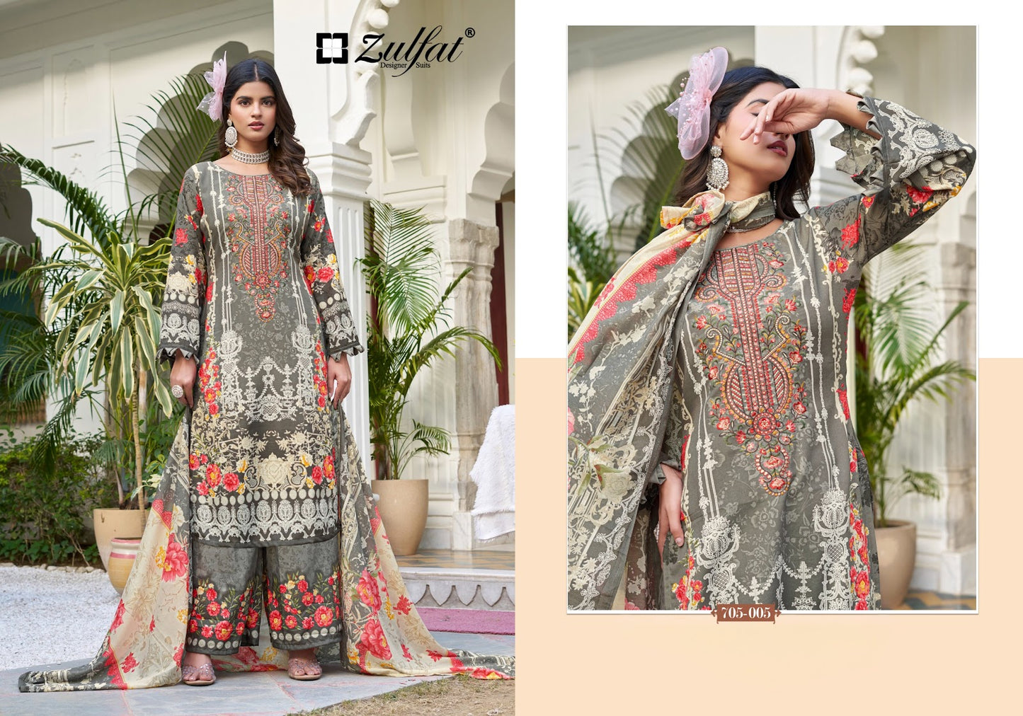 Dilruba Zulfat Designer Rayon Karachi Salwar Suits Wholesale Price